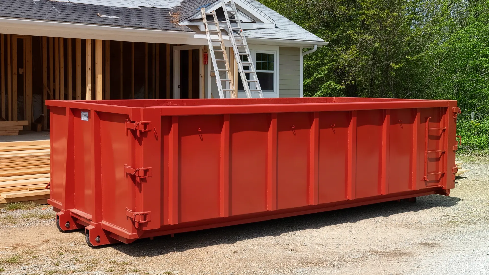 Roll-off dumpster from White Barn Dumpster Crew in Collegedale, TN